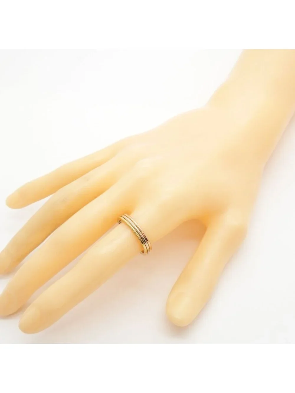 Cartier Ring Vendome 18K Yellow Gold 18K White Pink